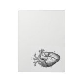  anatomische tekening menselijk hart notitieblok (Gedraaid)