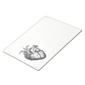  anatomische tekening menselijk hart notitieblok (Schuin)