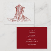 anatomische tekenspieren van de nek visitekaartje (Voorkant / Achterkant)