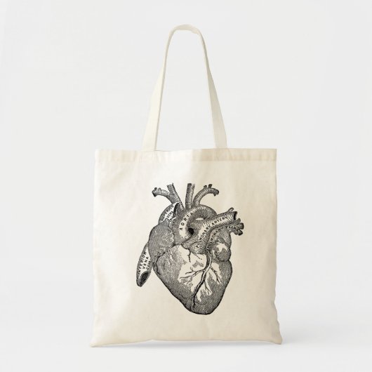 Anatomy Heart Tote Bag (Voorkant)