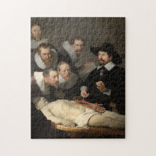 Anatomy Lesson Dr. Nicolaes Tulp Rembrandt Legpuzzel