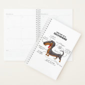 Anatomy Of A Dachshund - Funny Dog Planner (Display)