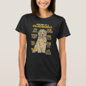 Anatomy Of A Goldendoodle For Dog T-shirt (Voorkant)