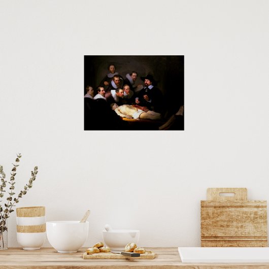 ANATOOMY LESSON - REMBRANDT - 1632 POSTER (Keuken)
