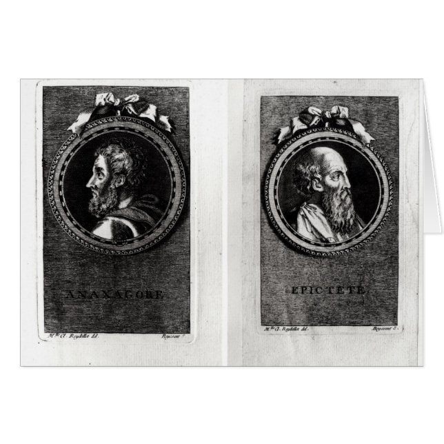 Anaxagore et épictète (Devant horizontal)