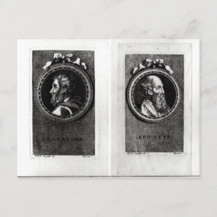 Anaxagorus en Epictetus Briefkaart