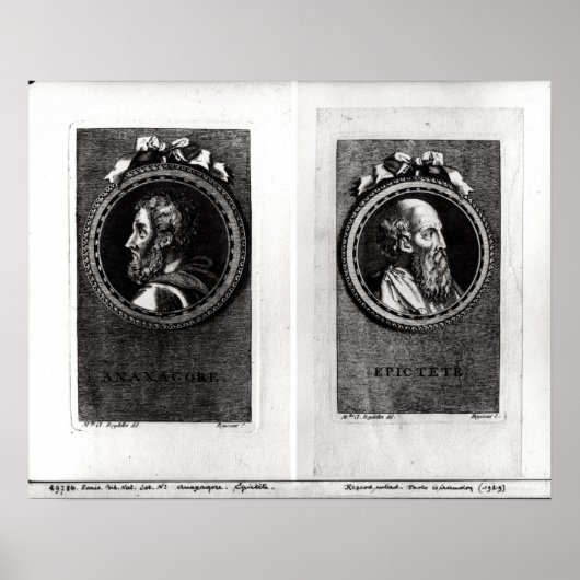 Anaxagorus en Epictetus Poster (Voorkant)