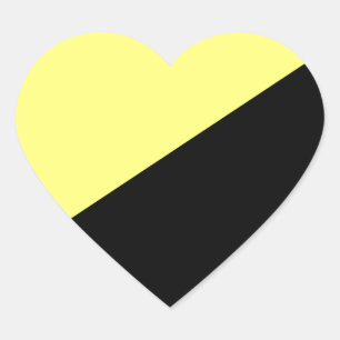 Ancap Anarchocapitalist Flag Hart Sticker
