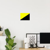 Ancap Anarchocapitalist Flag Poster (Thuiskantoor)