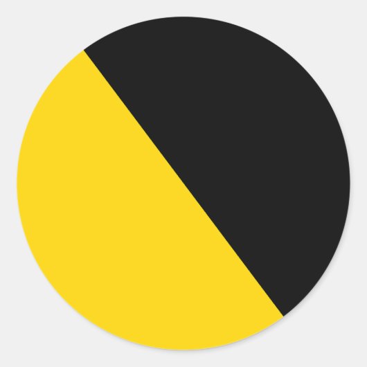 Ancap Anarchocapitalist Flag Ronde Sticker (Voorkant)