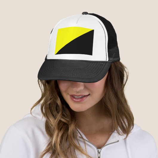 Ancap Anarchocapitalist Flag Trucker Pet (In situ)