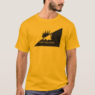 Ancap flag Porcupine logo Gadsden flag parody meme T-shirt