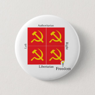 Ancap Libertarian Political Compass Ronde Button 5,7 Cm