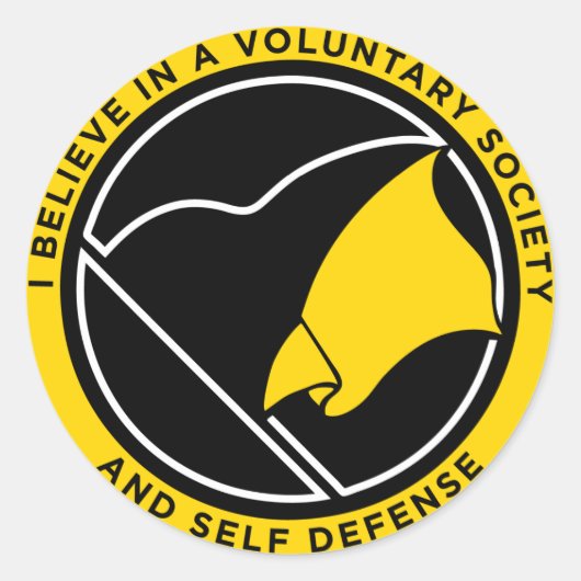 AnCap Vrijwilligerswerk Stickers (Voorkant)