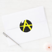 AnCap Wiki Ronde Sticker (Envelop)