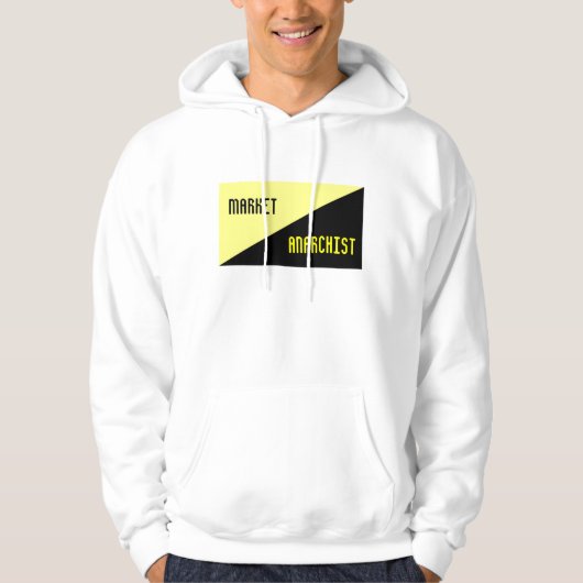 Ancapflag, marché, sweat - shirt à capuche (Devant)