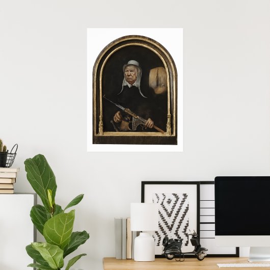 Ancestor Drumpf - Kunstdruk Poster (Thuiskantoor)