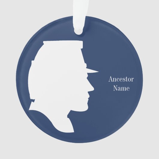 Ancestor voor de burgeroorlog ornament (voorkant)