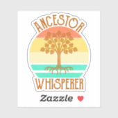 Ancestor Whisperer Genealogie Sticker (Vel)