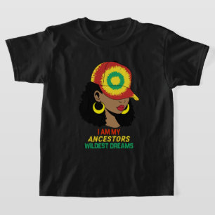 Ancestors Wildest Dreams Black History Maand T-shirt