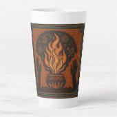 🔥 “Ancestral Flame” – Sacred Fire Mug (Devant)