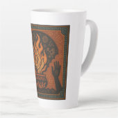 🔥 “Ancestral Flame” – Sacred Fire Mug Latte Mok (Rechterhoek)