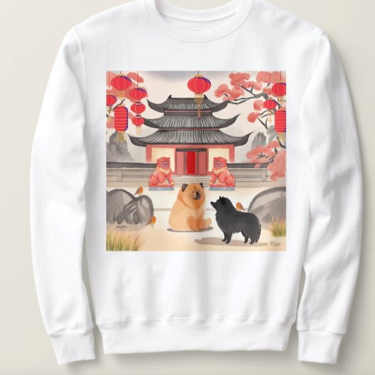 ANCESTRAL HOMAGE chow t-shirts pour chiens