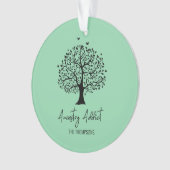 Ancestry Addict Family Tree Orament (devant)