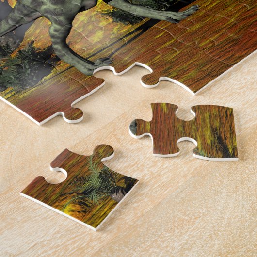 Anchisaurus dinosaurus - 3D rendering Legpuzzel (Zijkant)