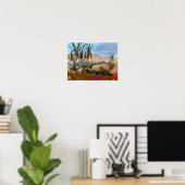 Anchisaurus dinosaurus - 3D rendering Poster (Thuiskantoor)