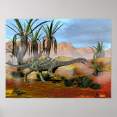 Anchisaurus dinosaurus - 3D rendering Poster (Voorkant)