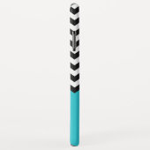 Anchor Aqua Blue Chevron Pattern Stylish Monogram Case-Mate iPhone Case (Achterkant/rechts)