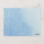 Anchor Beach Boy Baby shower Dank je kaart (Achterkant)