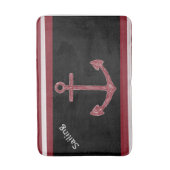 Anchor Beach House Boat Sailing Bathroom Bath Mat (Voorkant Verticaal)