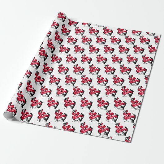 Anchor Cadeaupapier (Uitgerold)