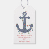 Anchor Christmas Card Cadeaulabel (Voorkant)