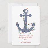 Anchor Christmas Card Kaart (Voorkant)