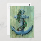 Anchor en Garland Briefkaart (Voorkant / Achterkant)