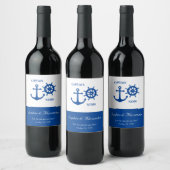 Anchor en Rudder Wijn Etiket (Flessen)