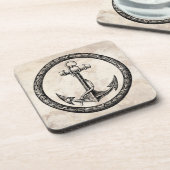 Anchor en Wreath Drankjes Onderzetter (Linkerzijde)