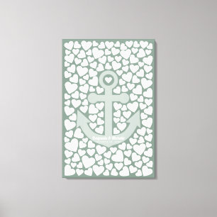 Anchor Guest Book Canvas - 150 handtekeningen Afdruk