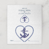 Anchor in hart (Buitenkant ongevouwen)