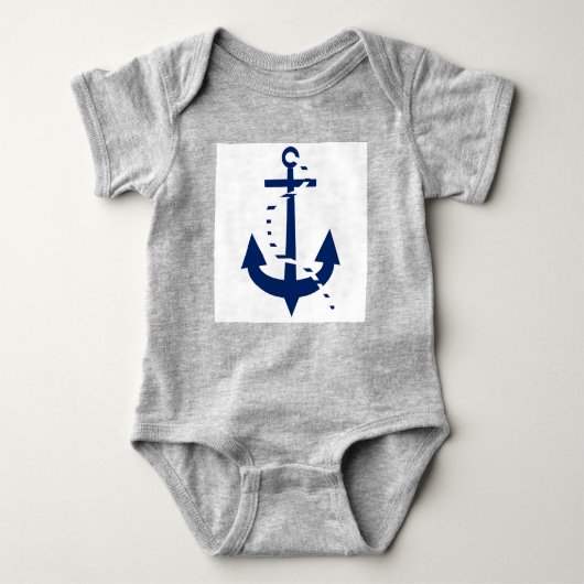 Anchor & Line Navy Romper (Voorkant)