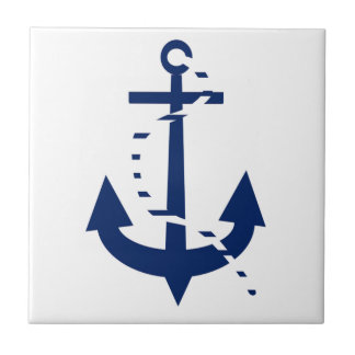 Anchor & Line Navy Tegeltje