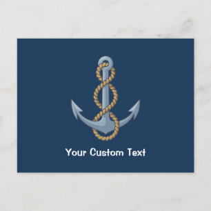 Anchor met Rope Briefkaart
