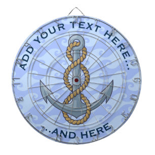 Anchor met Rope Dartbord