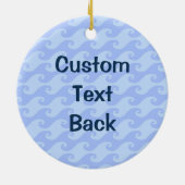 Anchor met Rope Keramisch Ornament (Achterkant)