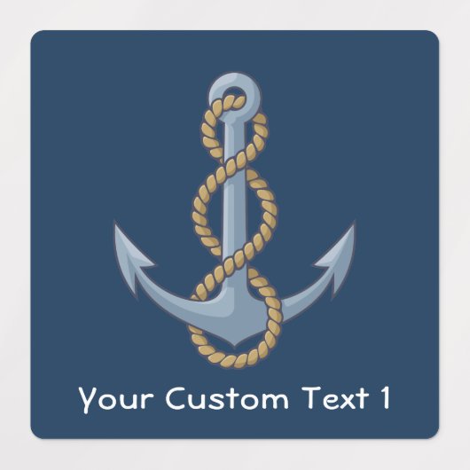 Anchor met Rope Labels (Design 1)