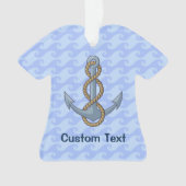 Anchor met Rope Ornament (voorkant)