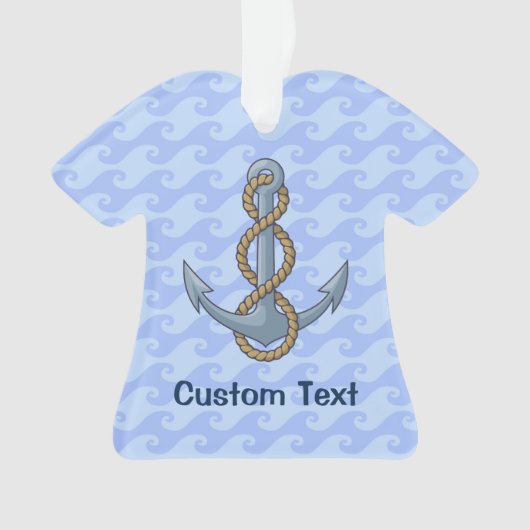 Anchor met Rope Ornament (voorkant)